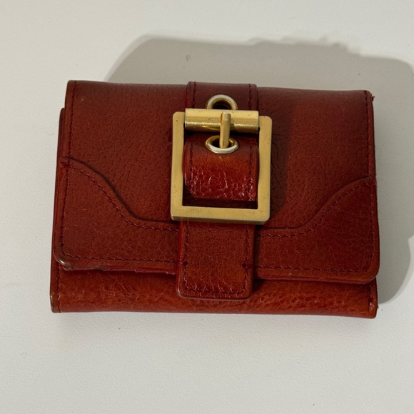 Wilsons Leather Handbags - Wilson’s Trifold Red Leather Wallet